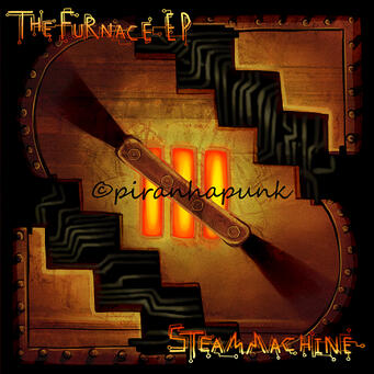 steam machine &quot;the furnace EP&quot; album cover